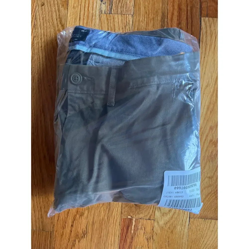 J. Crew 250 skinny-fit pant in stretch chino Catskill Green size 31/32